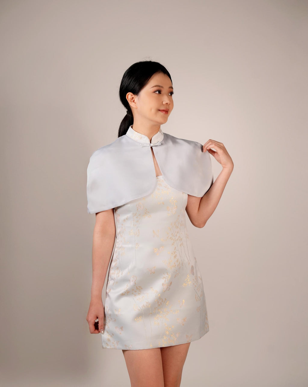 MA Oriental Cape Dress