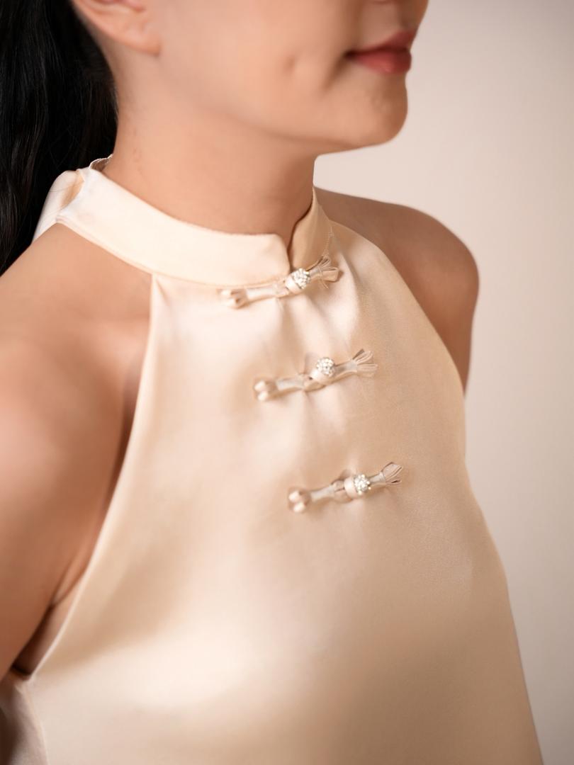 Bloom Ribbon Qipao