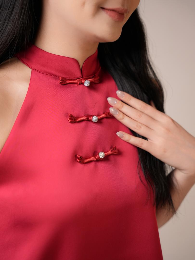 Bloom Ribbon Qipao